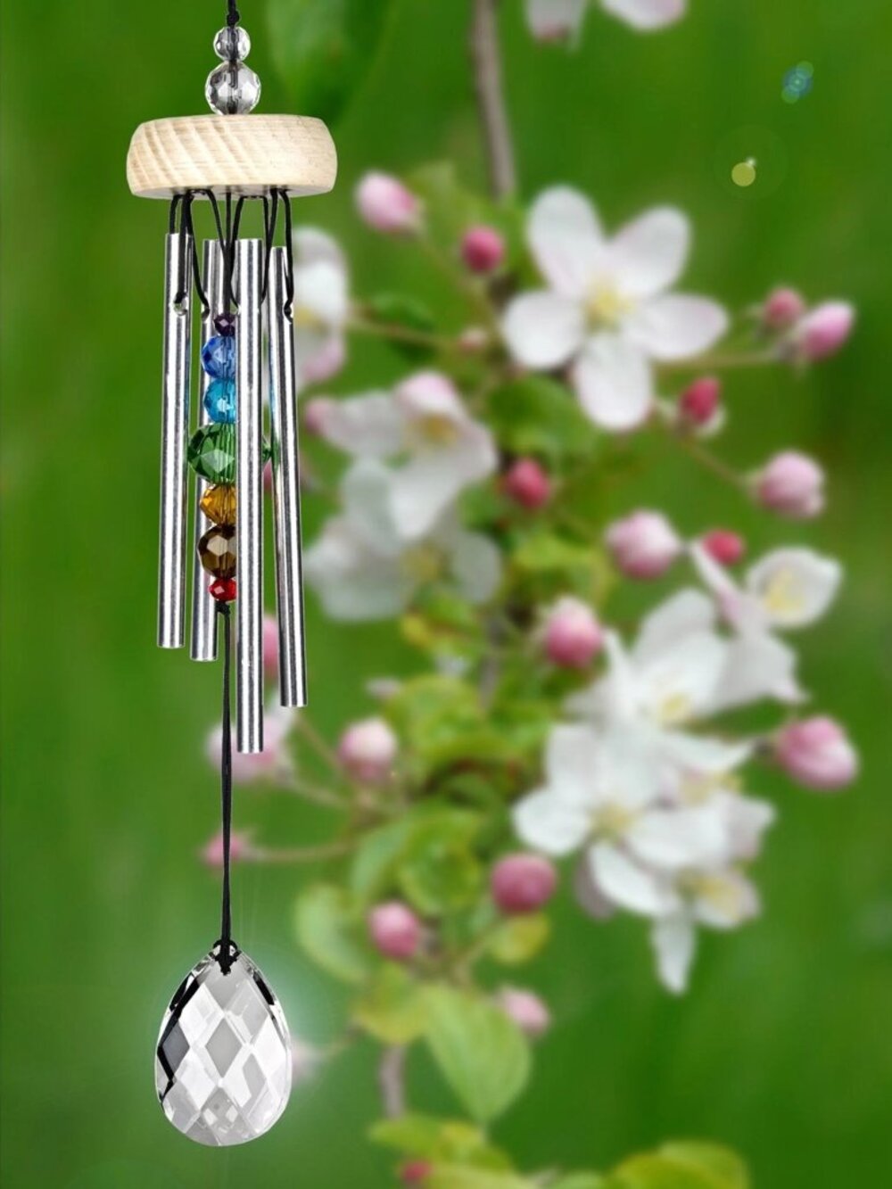 NEW Woodstock Gem Drop Prism Chime with a Rainbow of Crystals